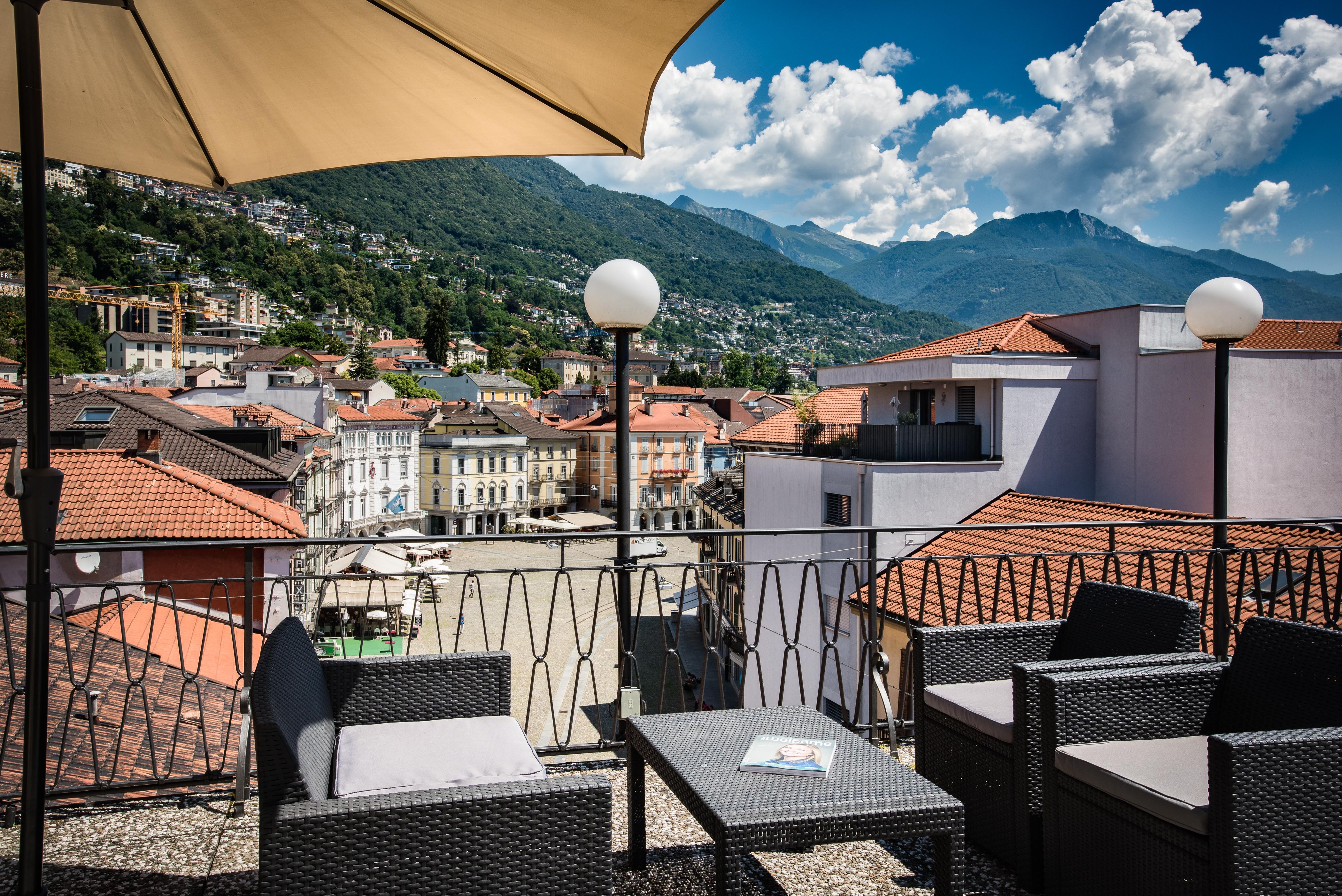 Hotel Dell'Angelo Локарно Экстерьер фото