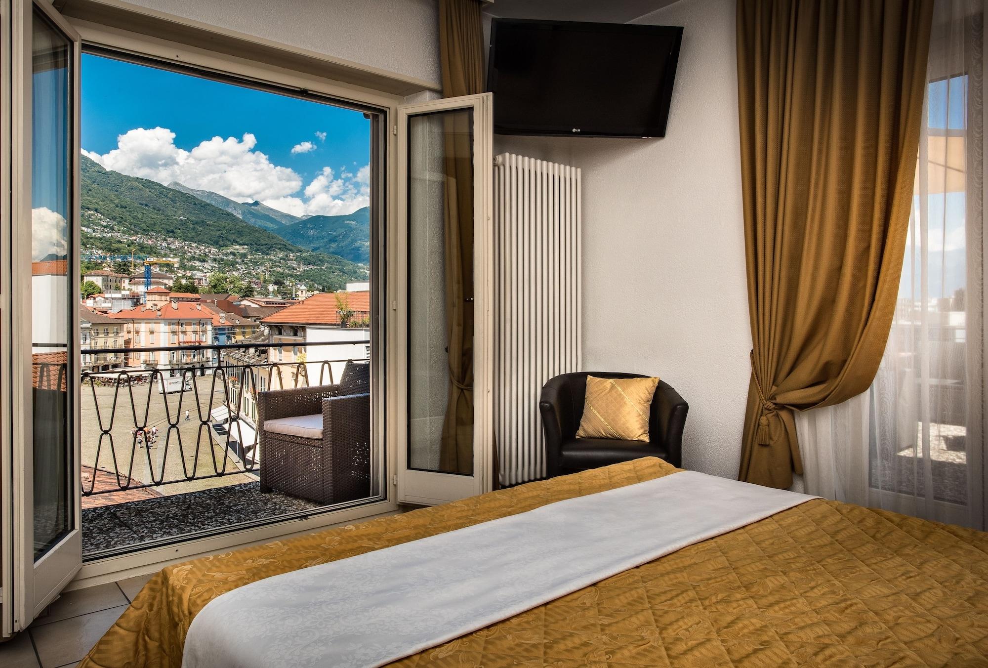 Hotel Dell'Angelo Локарно Экстерьер фото