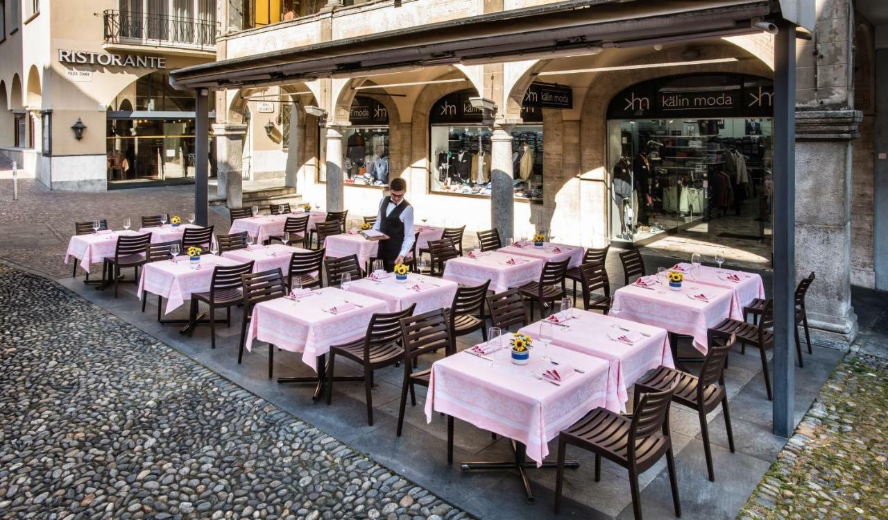 Hotel Dell'Angelo Локарно Экстерьер фото