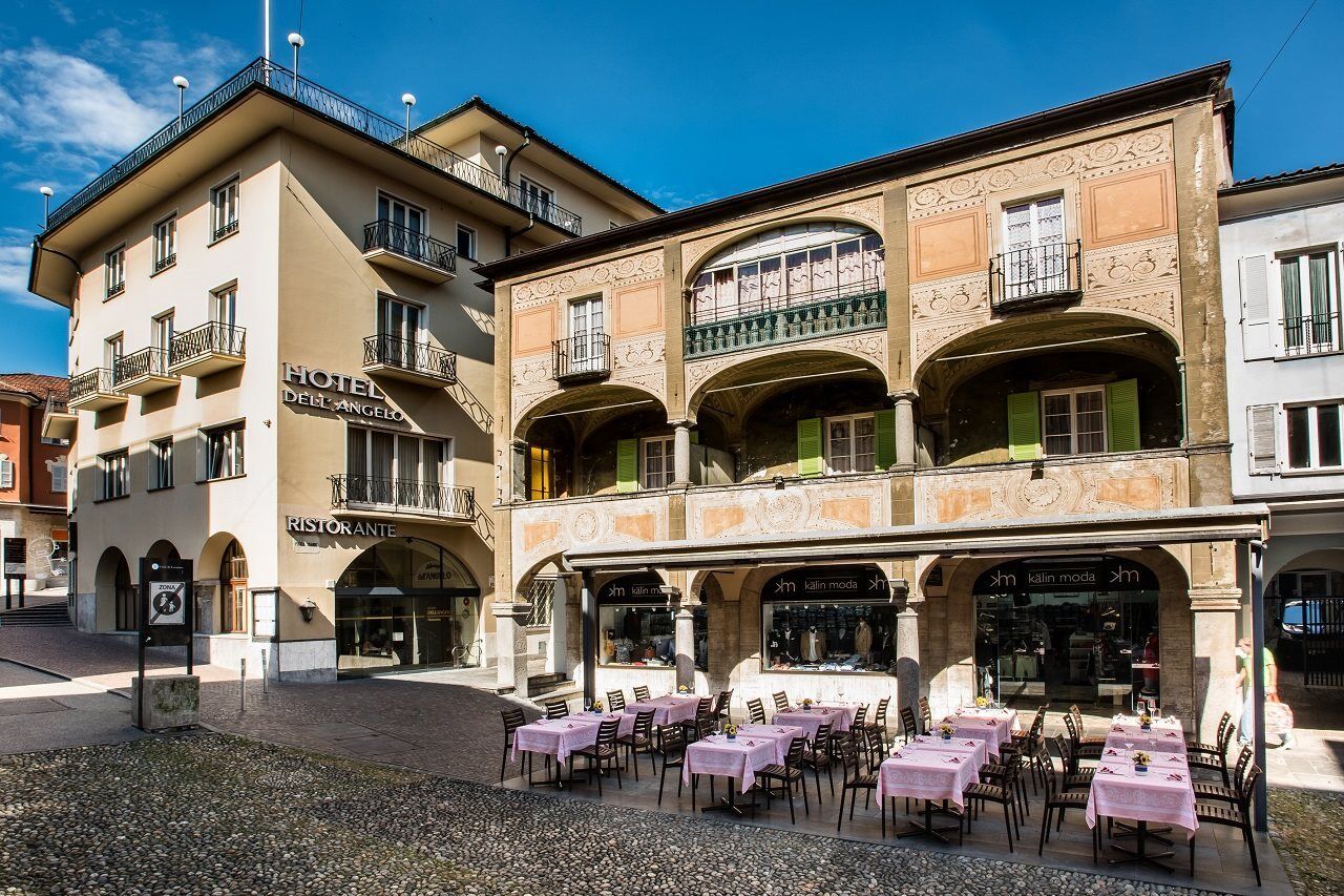 Hotel Dell'Angelo Локарно Экстерьер фото
